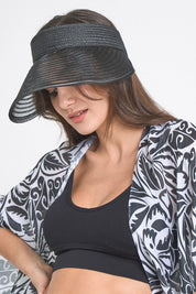 Meshed Wide Banded Visor