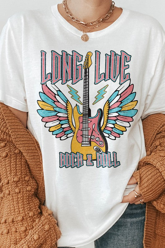 Long Live Rock and Roll, Retro Graphic Tee