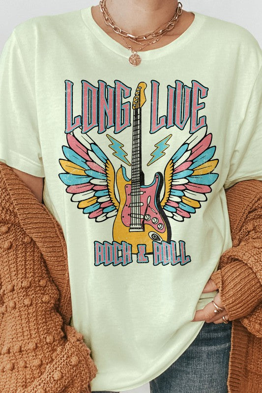 Long Live Rock and Roll, Retro Graphic Tee
