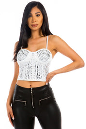 Party Dress Top With Rhinestones