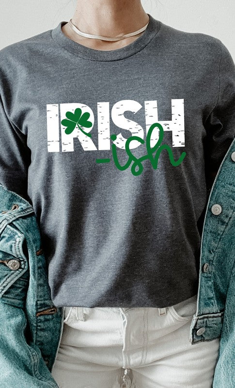 Irish-ish with Shamrock Graphic Tee