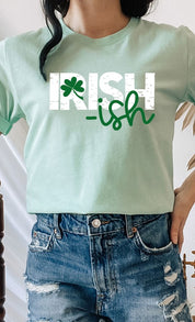 Irish-ish with Shamrock Graphic Tee