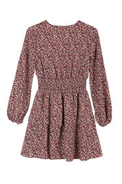 Multi Floral Babydoll Dress