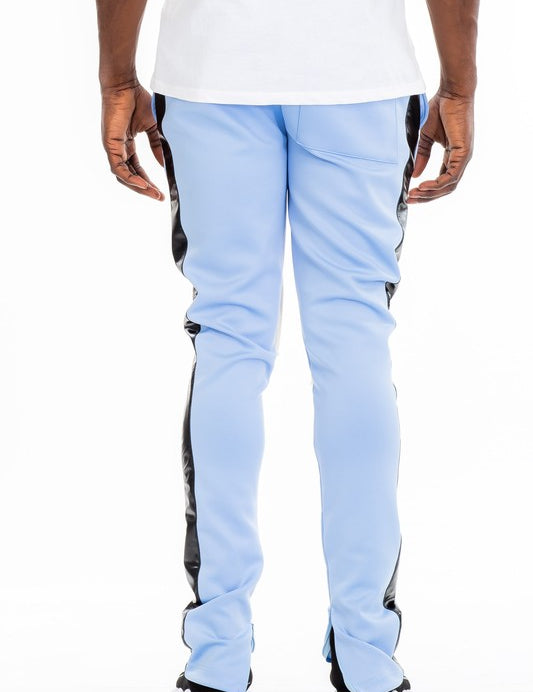 Leather Tape Track Pants