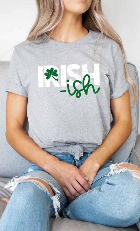 Irish-ish with Shamrock Graphic Tee
